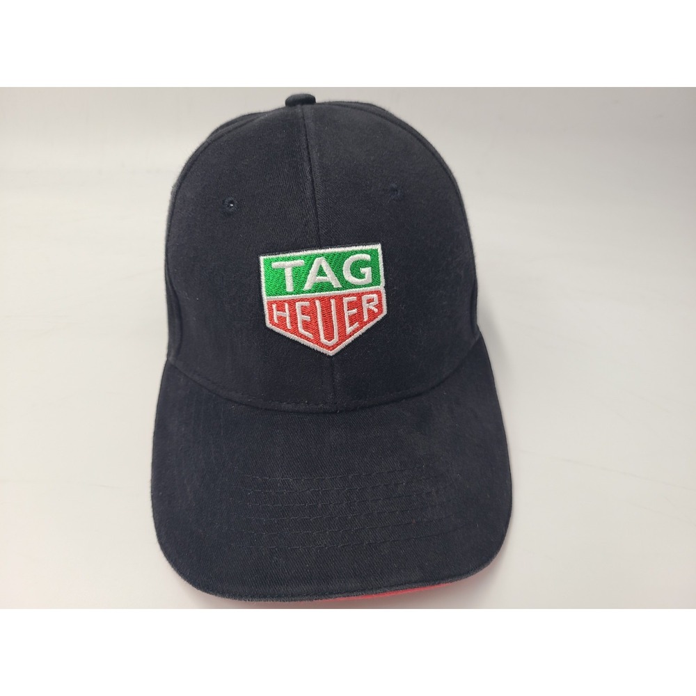 Tag Heuer Swiss Luxury Watches Strapback Adjustable‎ (Fits Small) Hat Cap Black